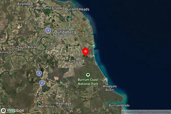 Coonarr,Queensland Satellite Map