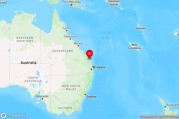 Coral Cove,Queensland Region Map