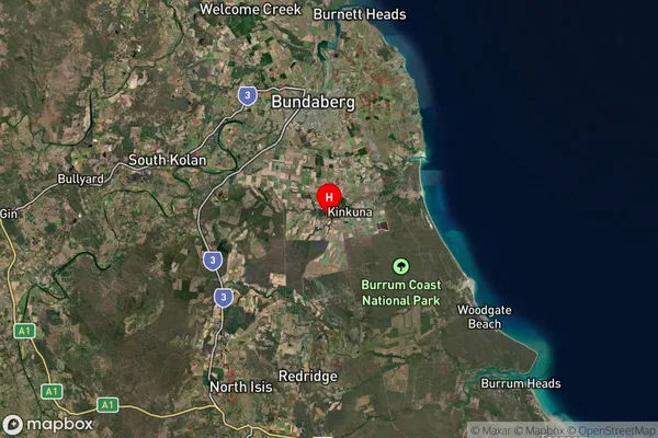 Elliott,Queensland Satellite Map