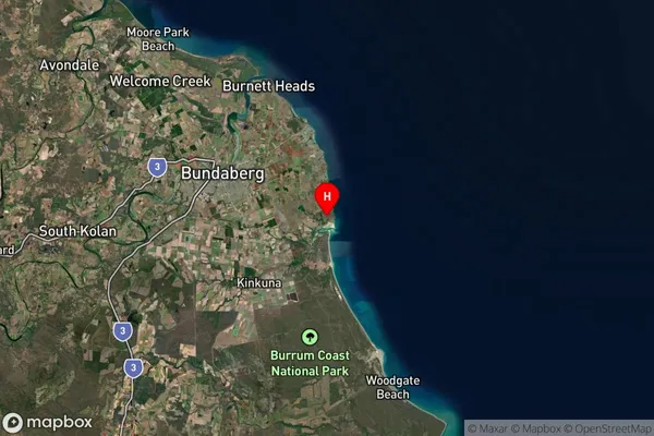 Elliott Heads,Queensland Satellite Map