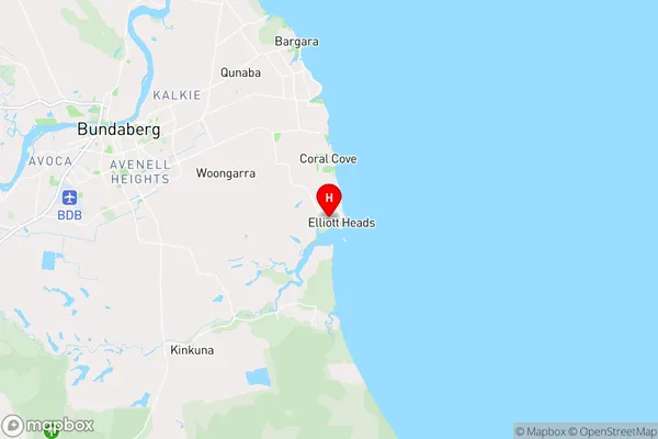 Elliott Heads,Queensland Area Map