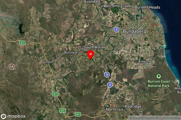 Givelda,Queensland Satellite Map