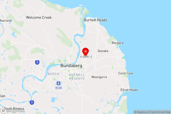 Kalkie,Queensland Area Map