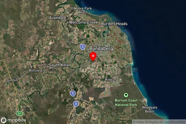 Kensington,Queensland Satellite Map