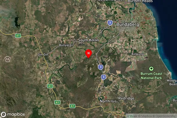 Pine Creek,Queensland Satellite Map