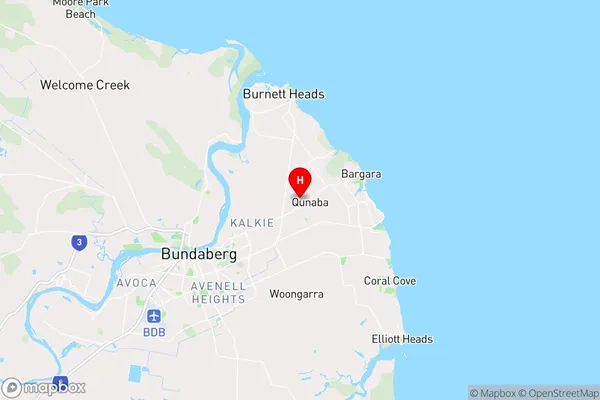 Qunaba,Queensland Area Map