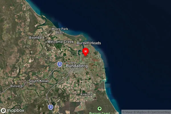 Rubyanna,Queensland Satellite Map