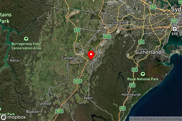 Blair Athol,New South Wales Satellite Map