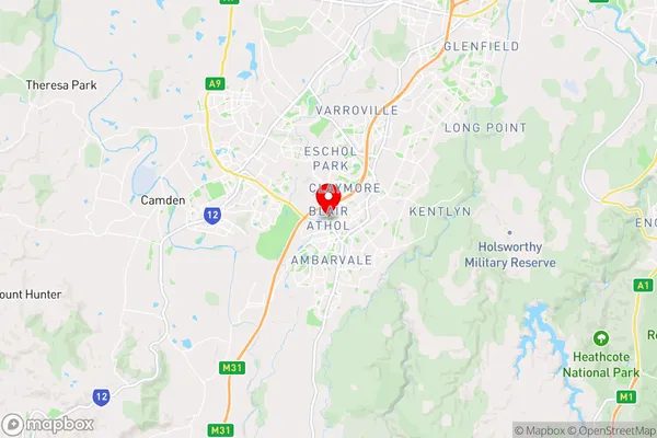 Blair Athol,New South Wales Area Map