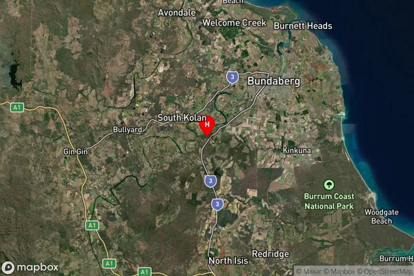 South Bingera,Queensland Satellite Map