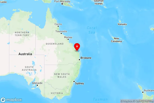 South Bingera,Queensland Region Map