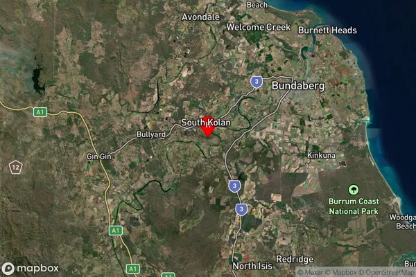 South Kolan,Queensland Satellite Map