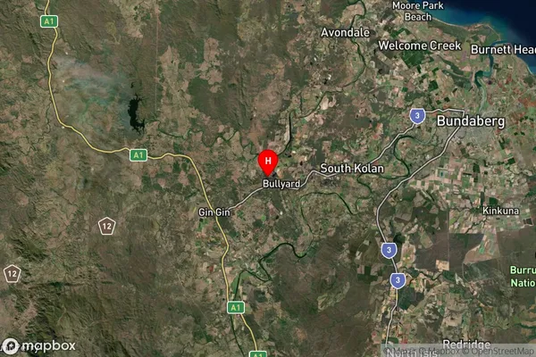 Bullyard,Queensland Satellite Map