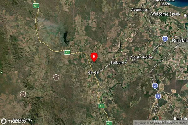 Damascus,Queensland Satellite Map