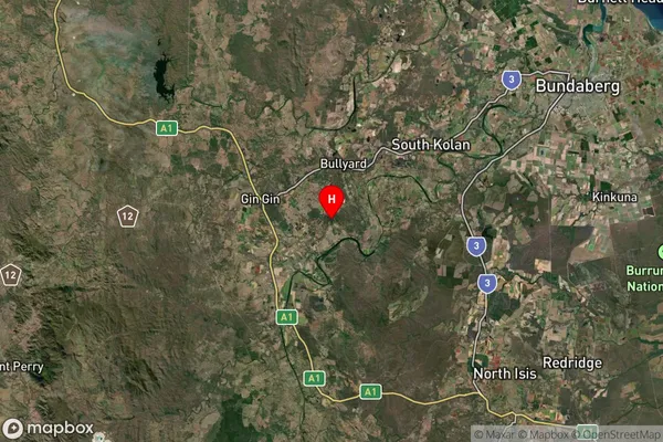 Delan,Queensland Satellite Map