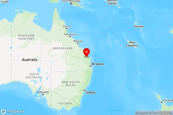 Doughboy,Queensland Region Map