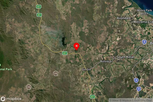 Monduran,Queensland Satellite Map