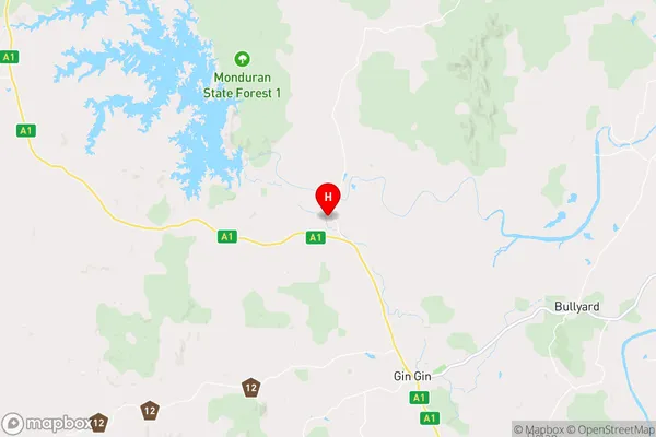 Monduran,Queensland Area Map