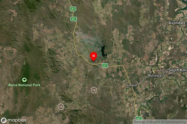 Takilberan,Queensland Satellite Map