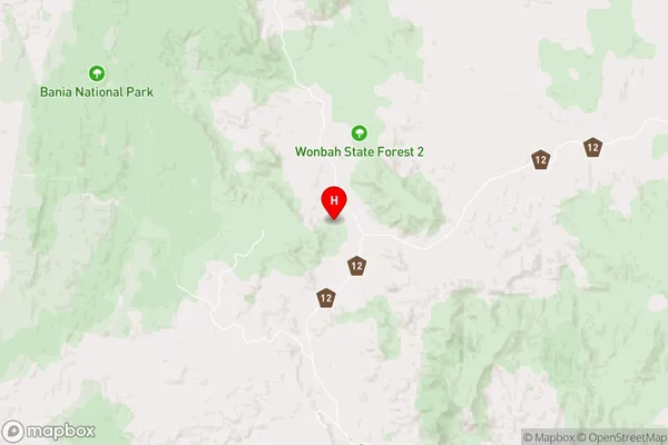 Wonbah,Queensland Area Map