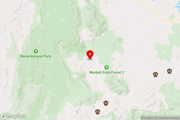 Wonbah Forest,Queensland Area Map