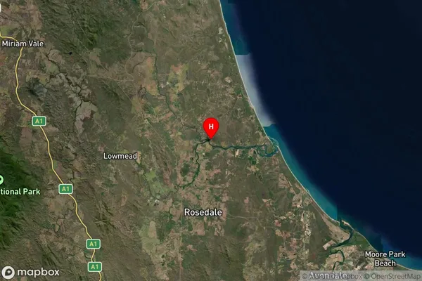 Baffle Creek,Queensland Satellite Map