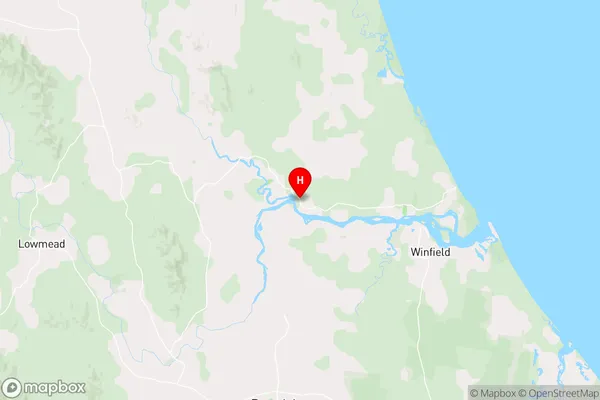 Baffle Creek,Queensland Area Map