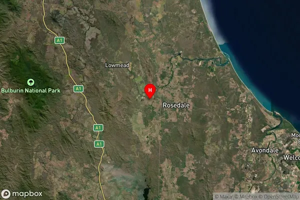 Berajondo,Queensland Satellite Map