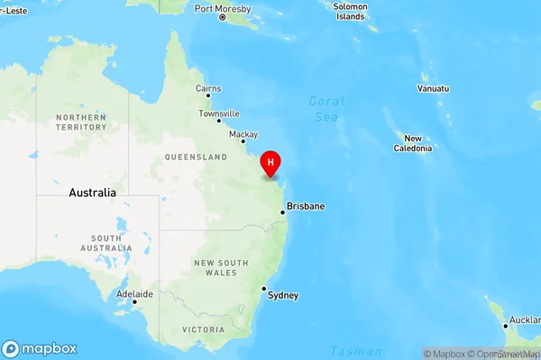 Berajondo,Queensland Region Map