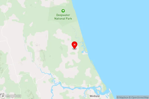 Deepwater,Queensland Area Map