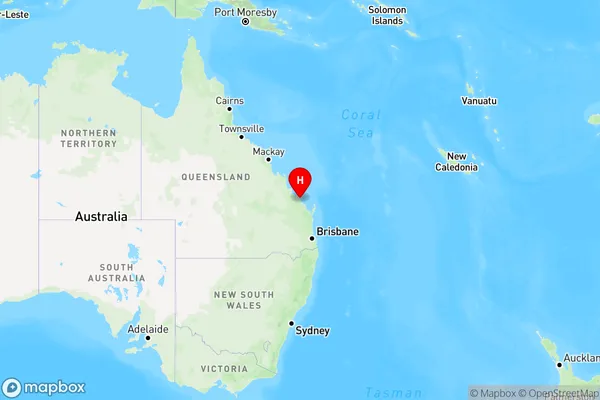 Deepwater,Queensland Region Map