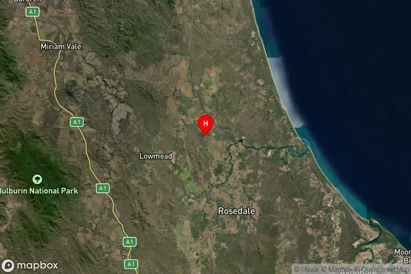 Euleilah,Queensland Satellite Map