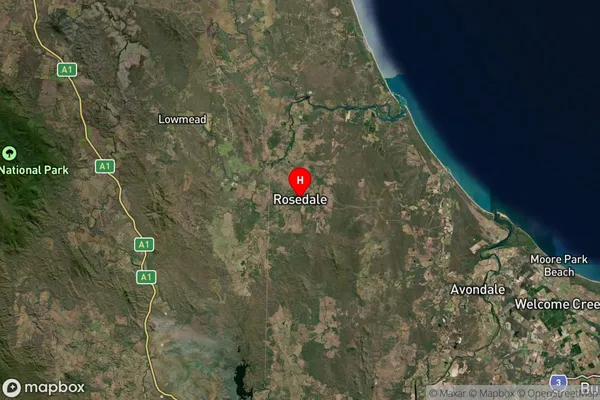 Rosedale,Queensland Satellite Map