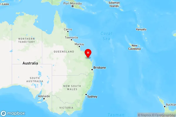 Taunton,Queensland Region Map