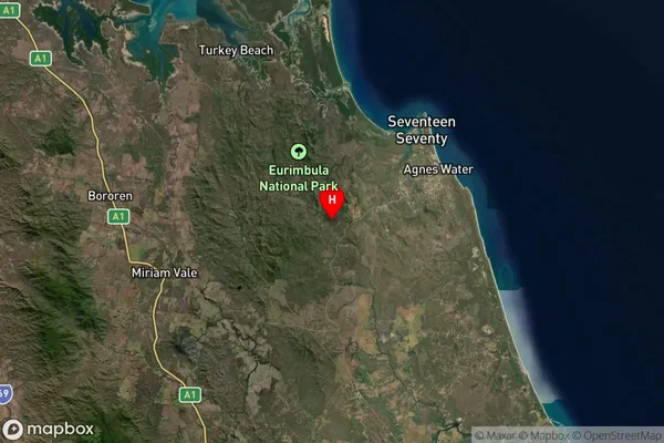 Captain Creek,Queensland Satellite Map