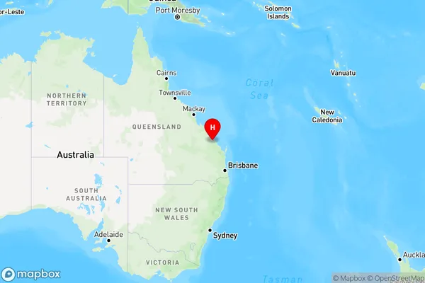 Bororen,Queensland Region Map