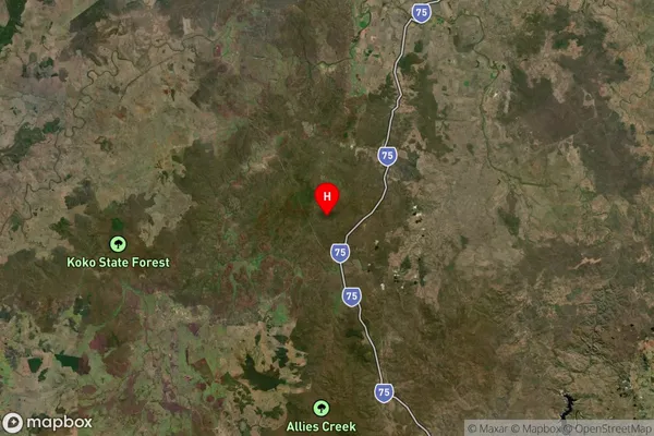 Brovinia,Queensland Satellite Map