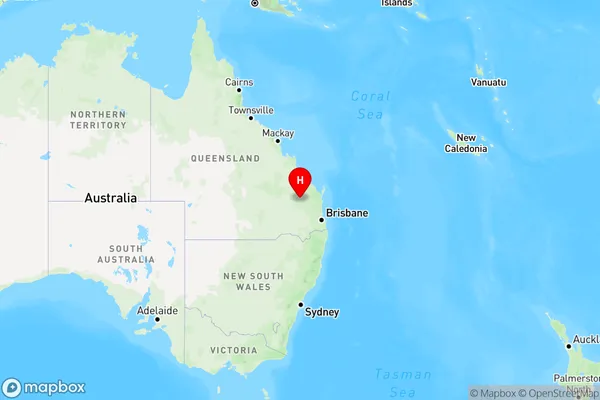 Brovinia,Queensland Region Map