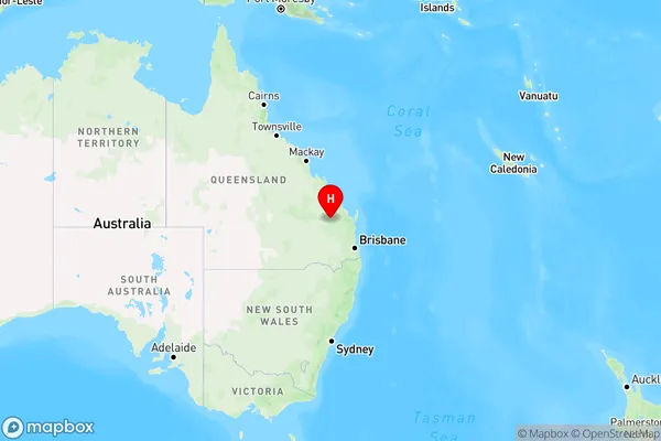 Coonambula,Queensland Region Map