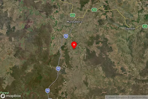 Derri Derra,Queensland Satellite Map