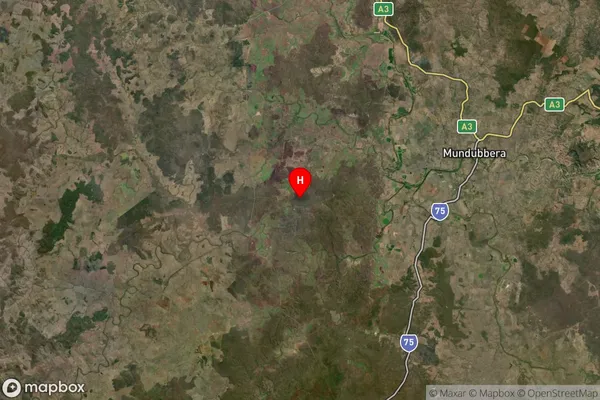 Dykehead,Queensland Satellite Map