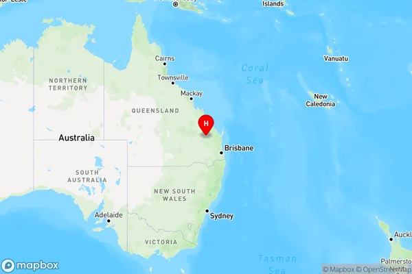 Dykehead,Queensland Region Map