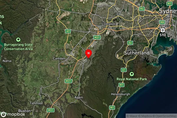 Leumeah,New South Wales Satellite Map