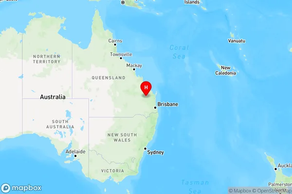 Old Cooranga,Queensland Region Map