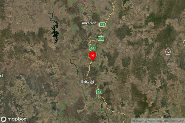 Ceratodus,Queensland Satellite Map