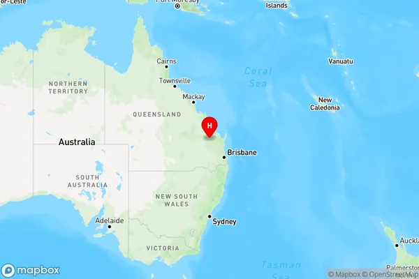 Grosvenor,Queensland Region Map