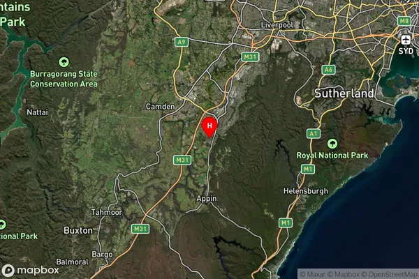 Rosemeadow,New South Wales Satellite Map