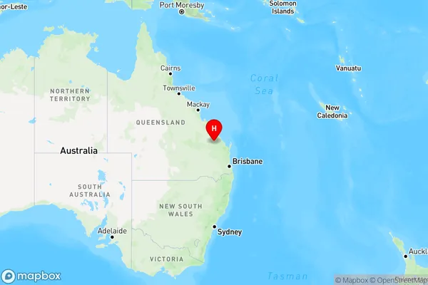 Bukali,Queensland Region Map