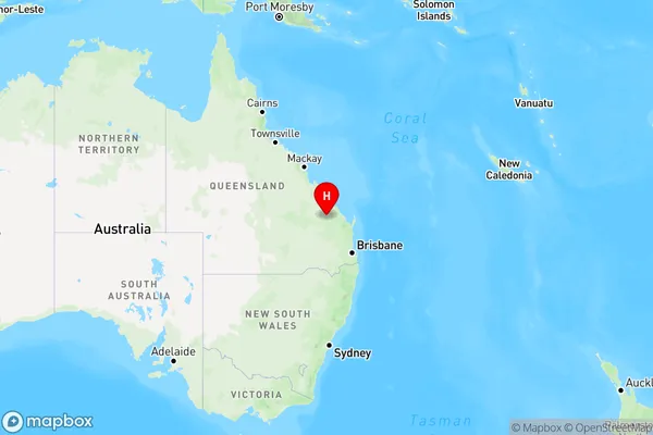 Coominglah Forest,Queensland Region Map