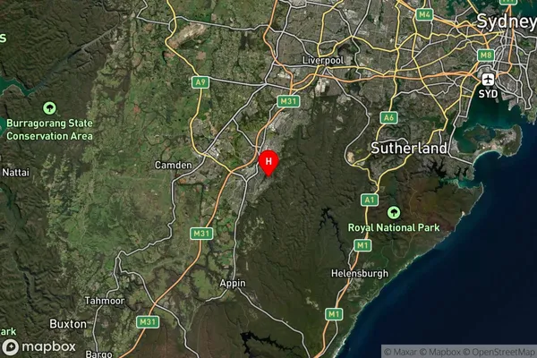 Ruse,New South Wales Satellite Map